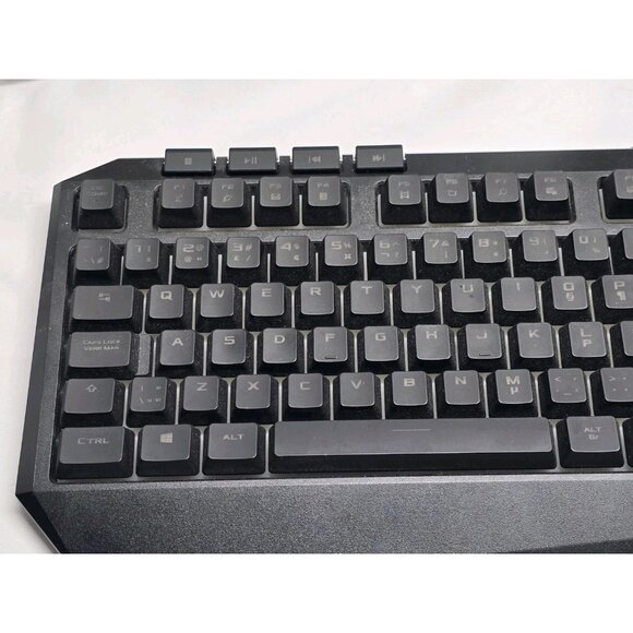 ASUS Wired Gaming USB Red Backlit KB V2 Standard Mechanical Keyboard With Mouse - Picture 6 of 11